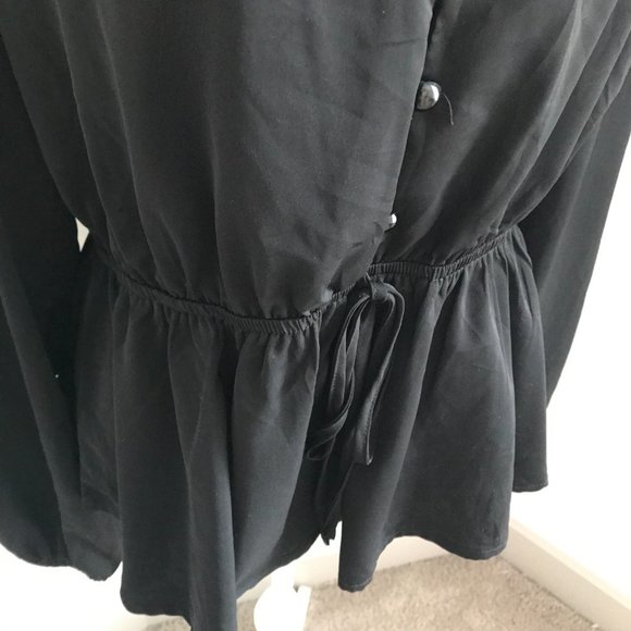 COPY - - Shein Long Sleeve Drawstring blouse - Picture 6 of 7